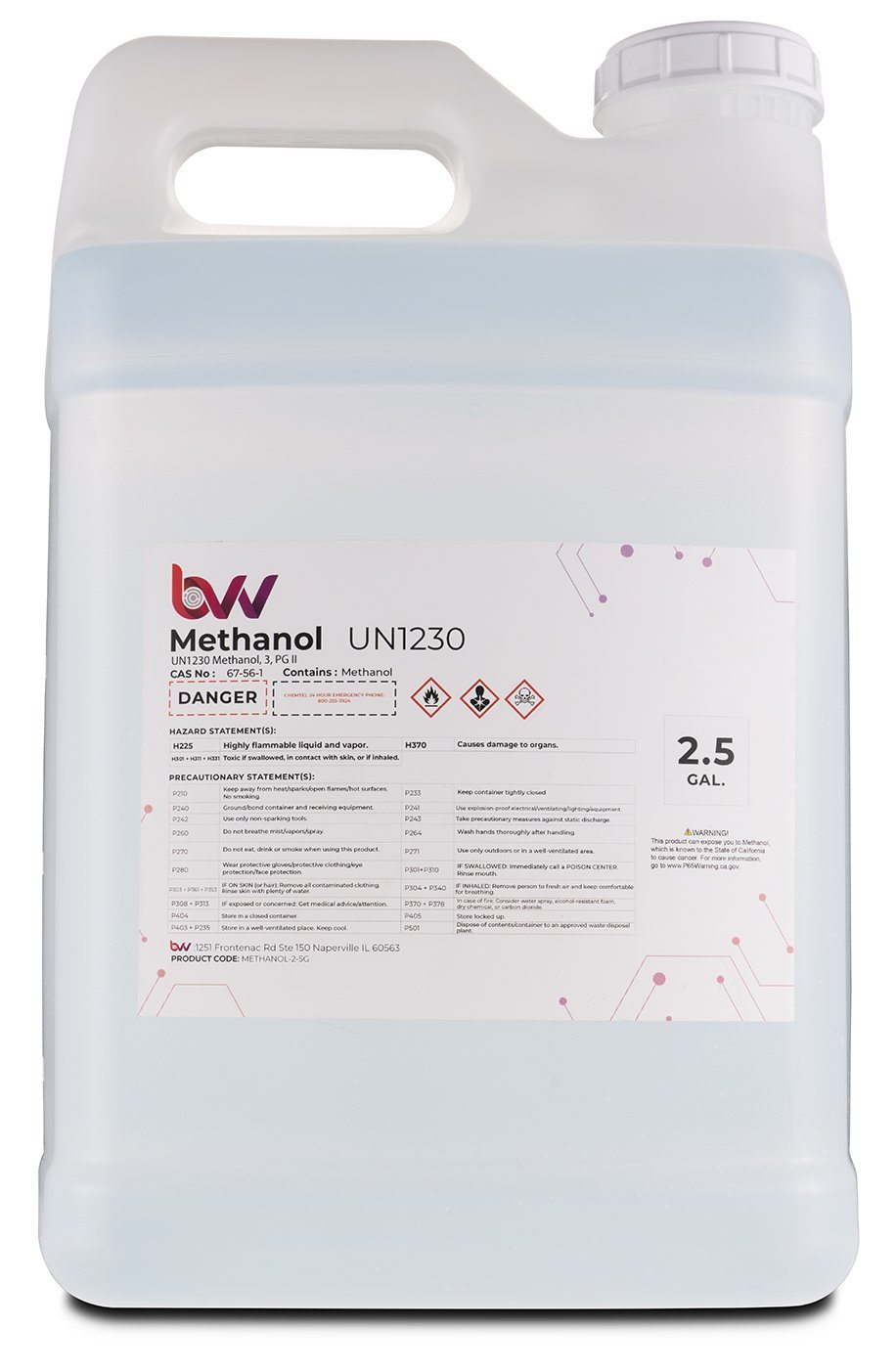 Methanol 99.9% Lab Grade