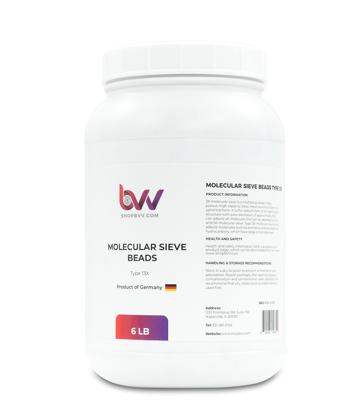 Molecular Sieve Beads Type 13X (a.k.a. 10A)