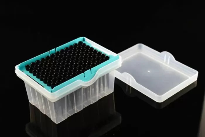 NEST Robotic Pipette Tips, Racked for Tecan – Conductive, Blister pack