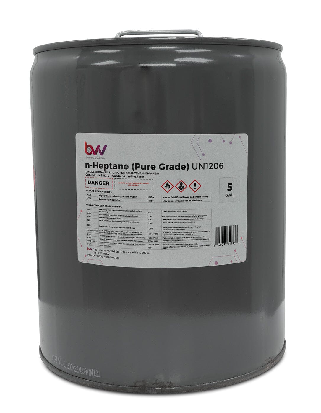 ULTRA High Purity Lab Grade N-Heptane 99.3% Pure