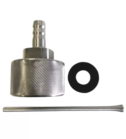 Ai Glass Reactor Stainless Steel 3/8" Cool/Heat Fluid Adapter