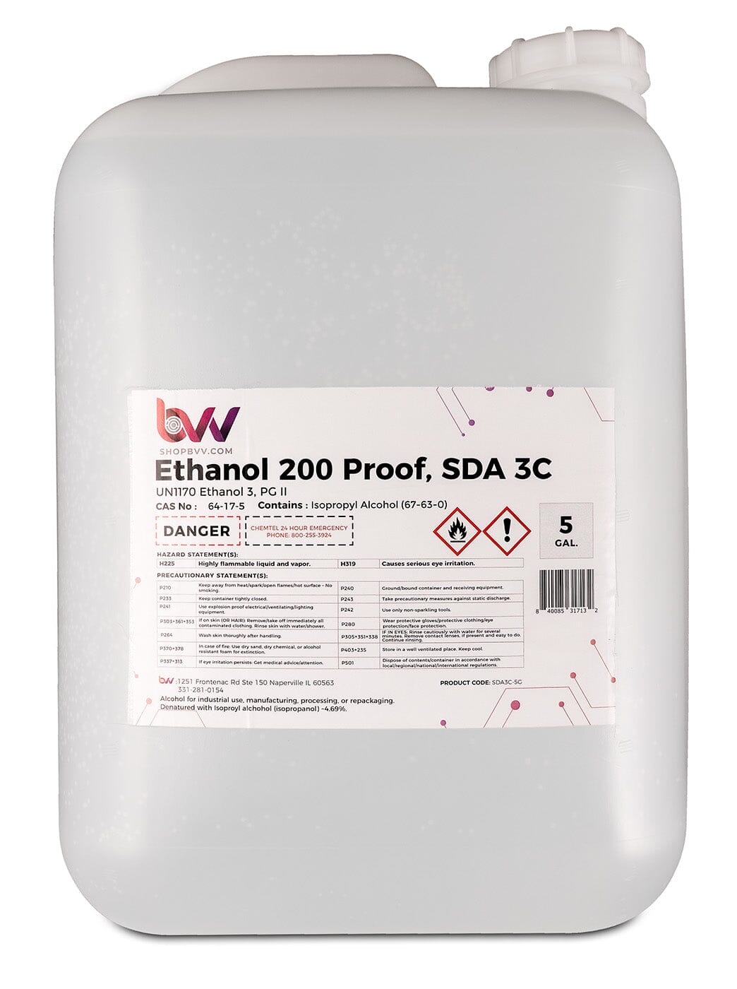 SDA 3C (100% ABV) Lab Grade