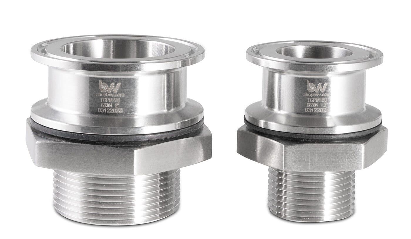 Panel Mount Tri-Clamp with Buna Gasket/Nut