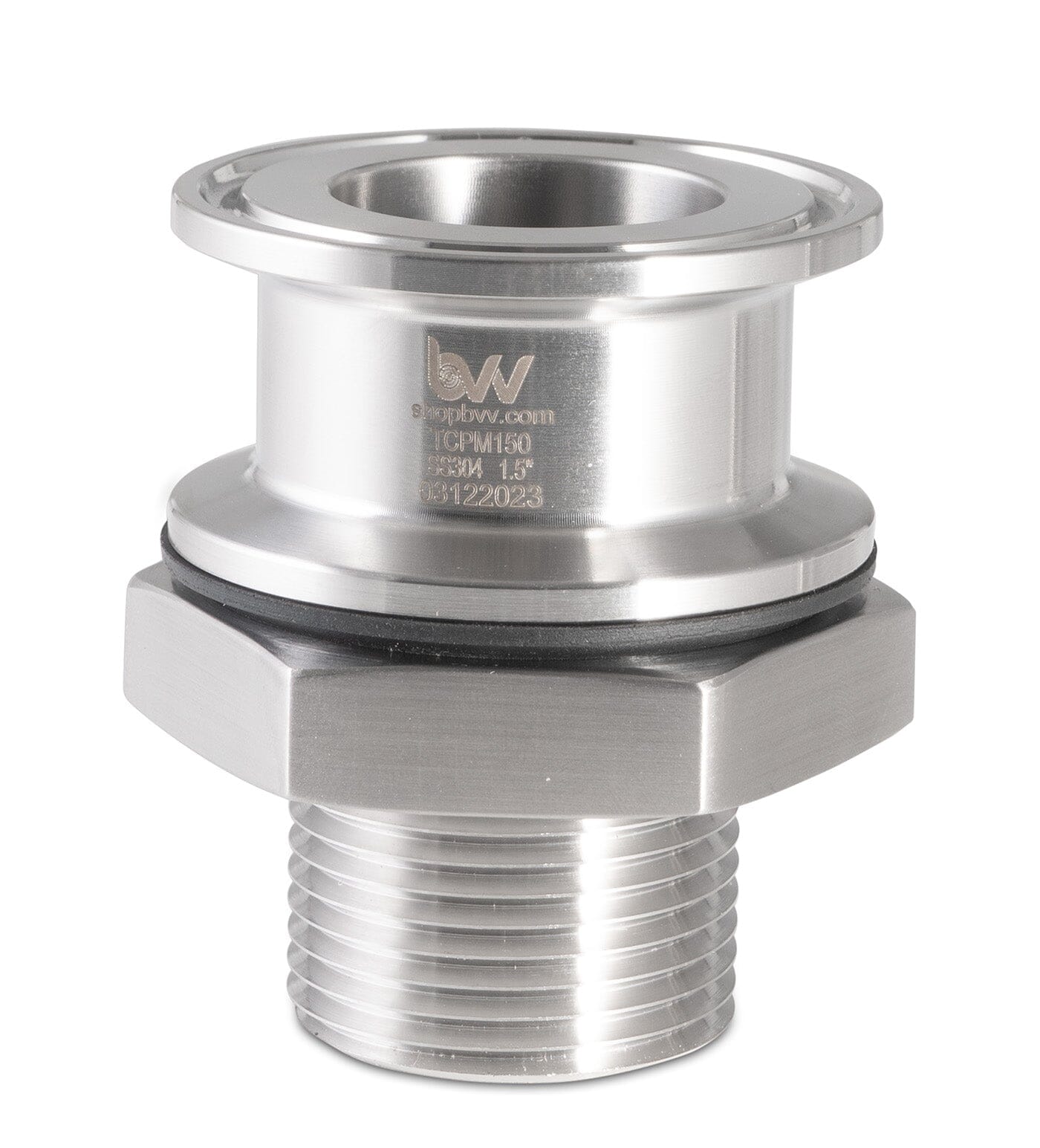 Panel Mount Tri-Clamp with Buna Gasket/Nut