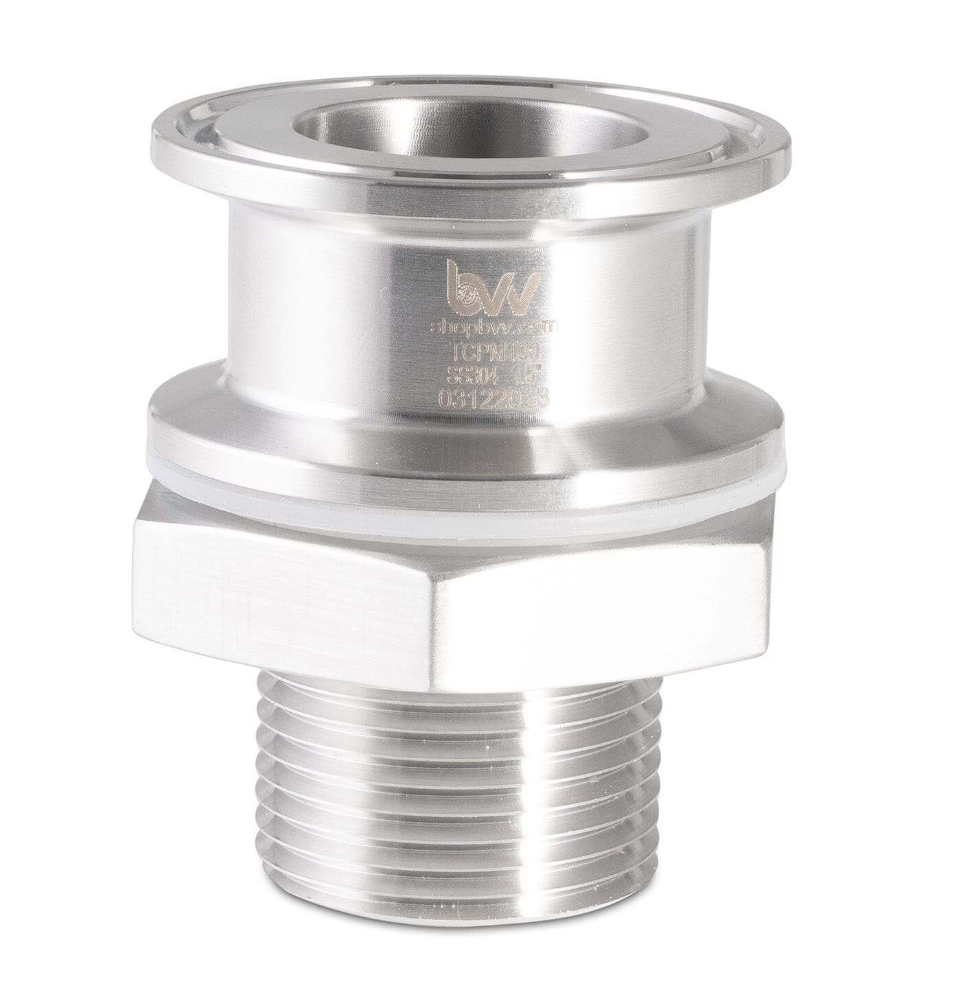 Panel Mount Tri-Clamp with Buna Gasket/Nut