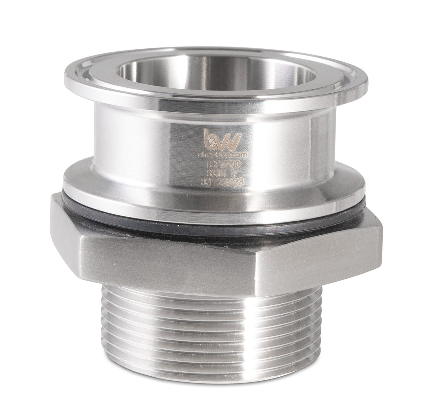 Panel Mount Tri-Clamp with Buna Gasket/Nut