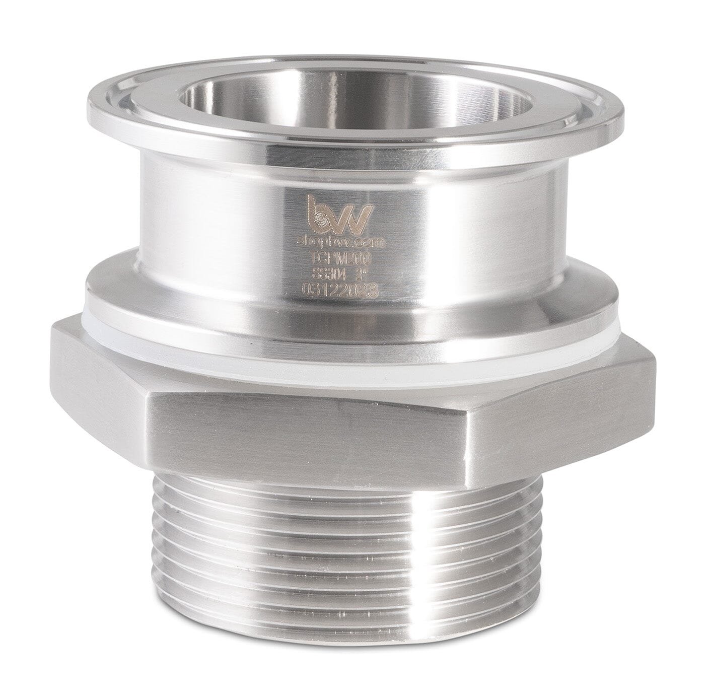 Panel Mount Tri-Clamp with Buna Gasket/Nut