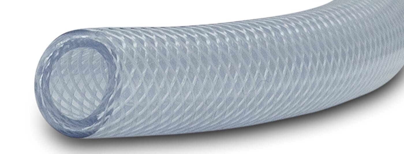 3/8" Clear Reinforced PVC Tubing 20 Foot Roll