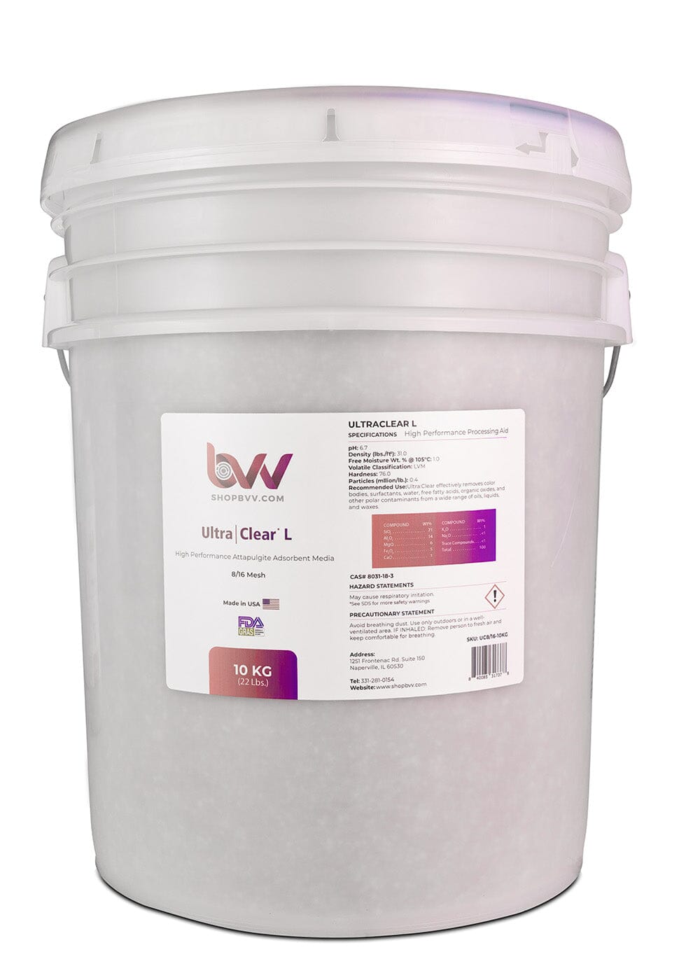 Ultra Clear L - Granular High Performance Bentonite for Bleaching & Decolorizing Edible Oils