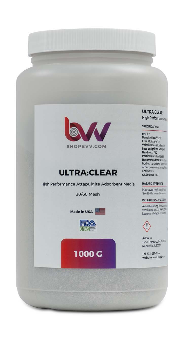 Ultra Clear FDA-GRAS Granular High Performance Bentonite for Bleaching & Decolorizing Edible Oils *Compares to CRX™