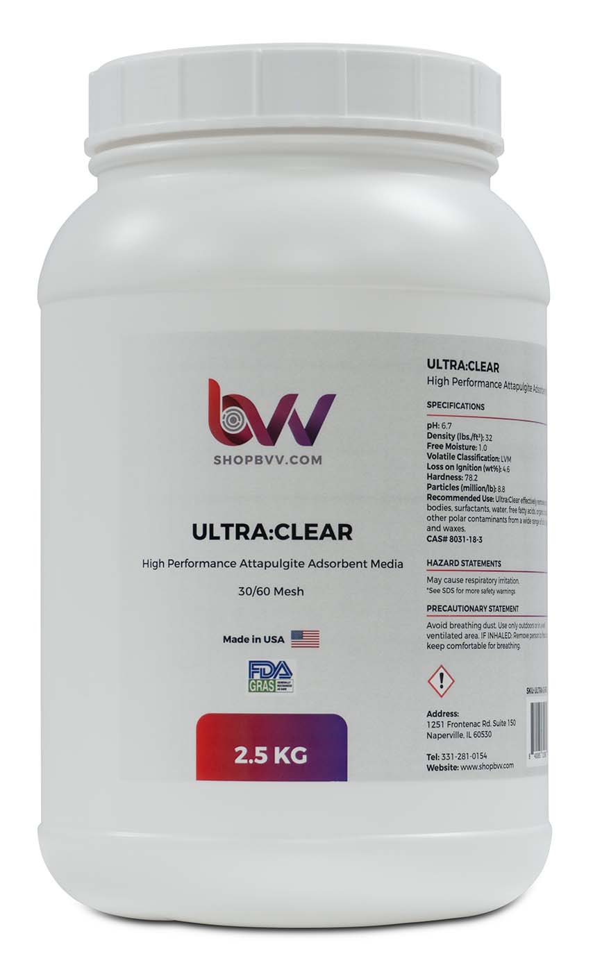 Ultra Clear FDA-GRAS Granular High Performance Bentonite for Bleaching & Decolorizing Edible Oils *Compares to CRX™