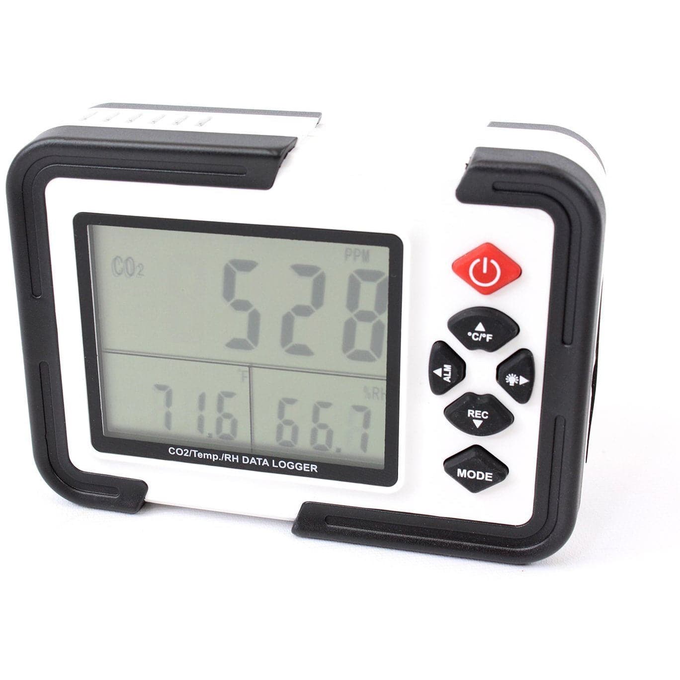 Carbon Dioxide CO2 PPM Monitor Air Temperature and Humidity Datalogger.