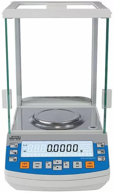 Radwag 220g Capacity 0.1mg Readability ø4" Analytical Balance