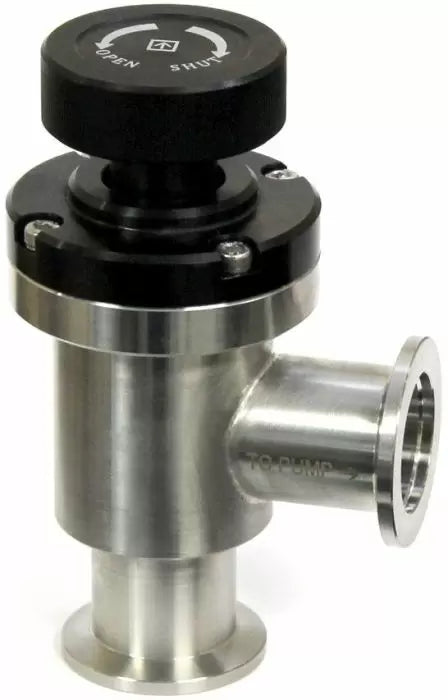 Food Grade 316L Stainless Steel KF25 Vacuum Angled Valve