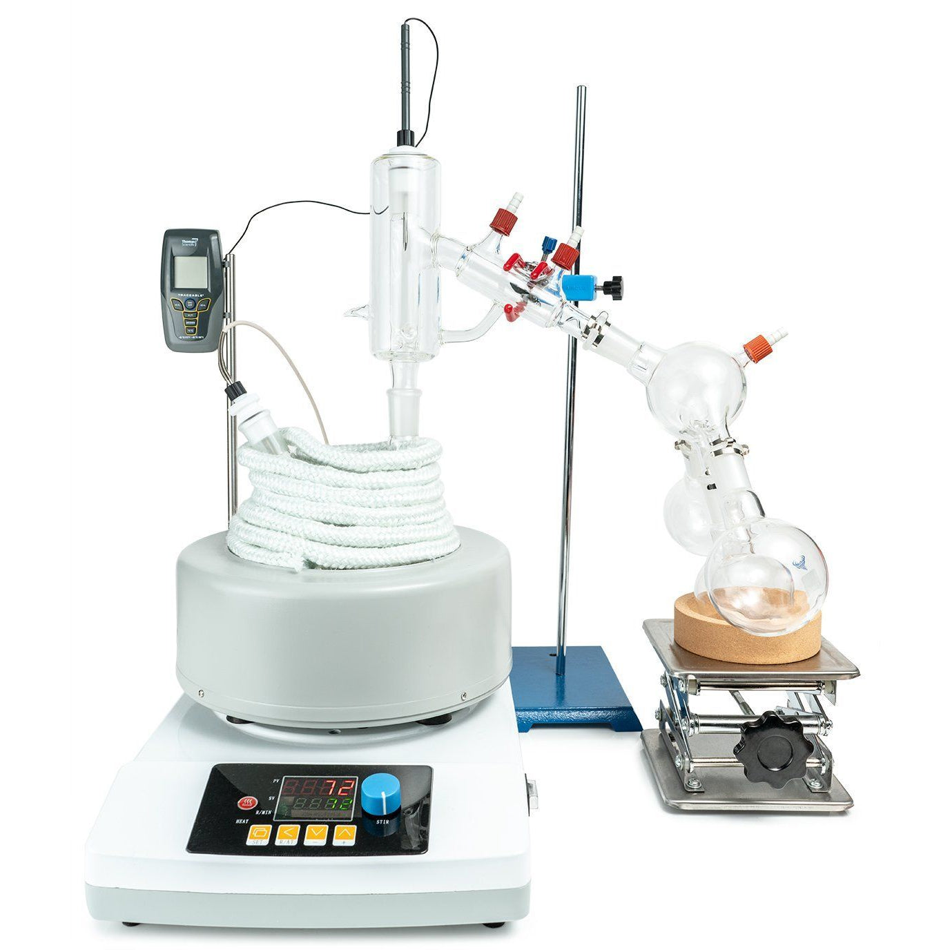2L Premium Short Path Distillation Turnkey Setup with P2 Distillation Head