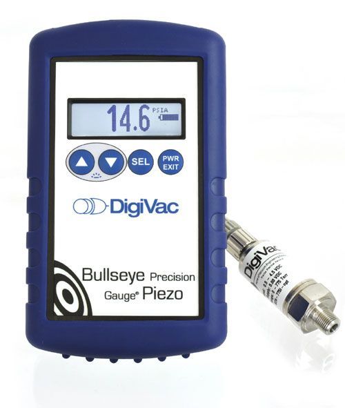 DigiVac Bullseye Piezo Rough Vacuum Gauge Isolated 775i Sensor