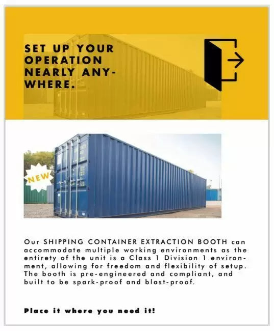 C1D1 Labs Outdoor Extraction Booth