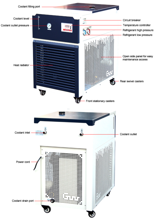 Ai -30°C 40L Recirculating Chiller with 30L/Min Centrifugal Pump