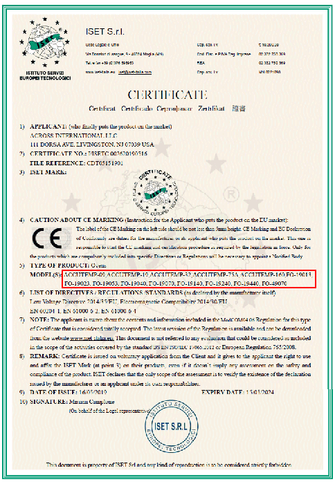 Ai 250°C 1.5 Cu Ft 5 Shelves Max Forced Air Convection Oven 110V Refurb