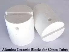 Alumina Ceramic Thermal Tube Blocks for Tubes OD 40mm to 120mm