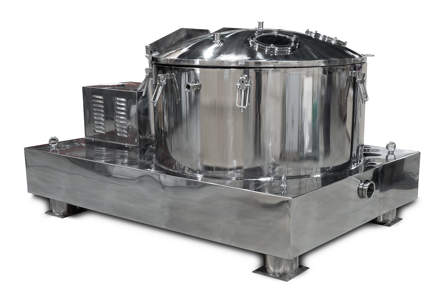 280L Jacketed Stainless Steel Centrifuge with Explosion Proof Motor and Siemens Controller - 85LB Max Capacity