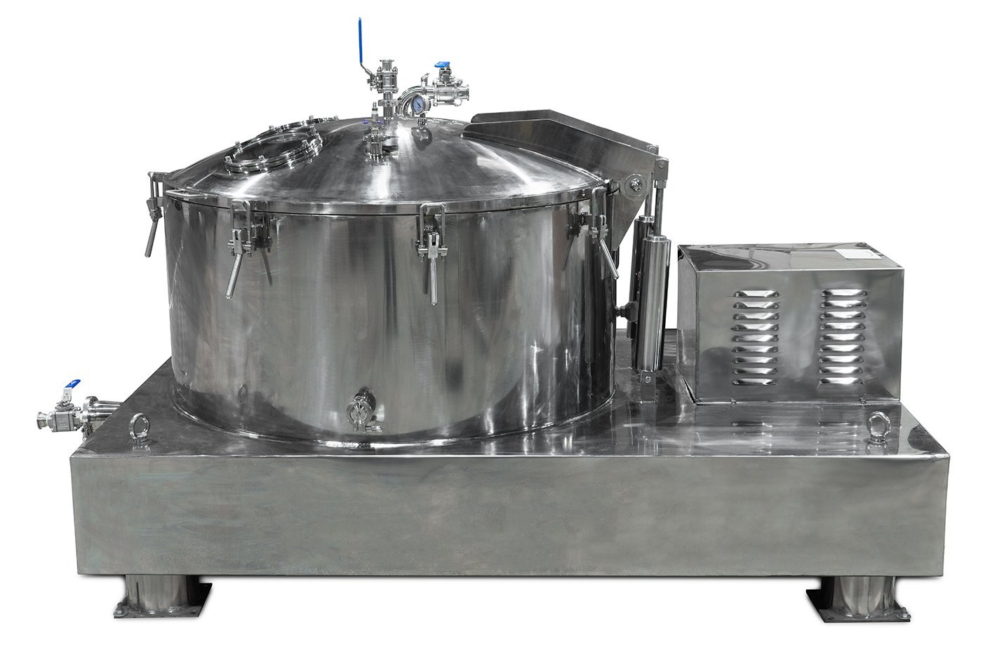280L Jacketed Stainless Steel Centrifuge with Explosion Proof Motor and Siemens Controller - 85LB Max Capacity