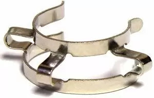 Pack of 5 Metal Keck Clips for Flasks w/ 24/40 or 34/45 Joints