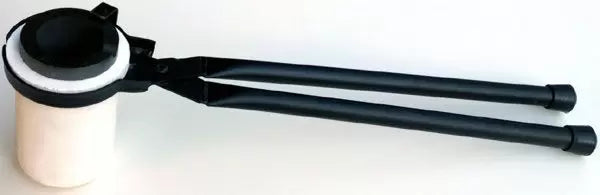 Graphite Crucible w/ SiO2 Liner for Metal Casting 150ml Capacity