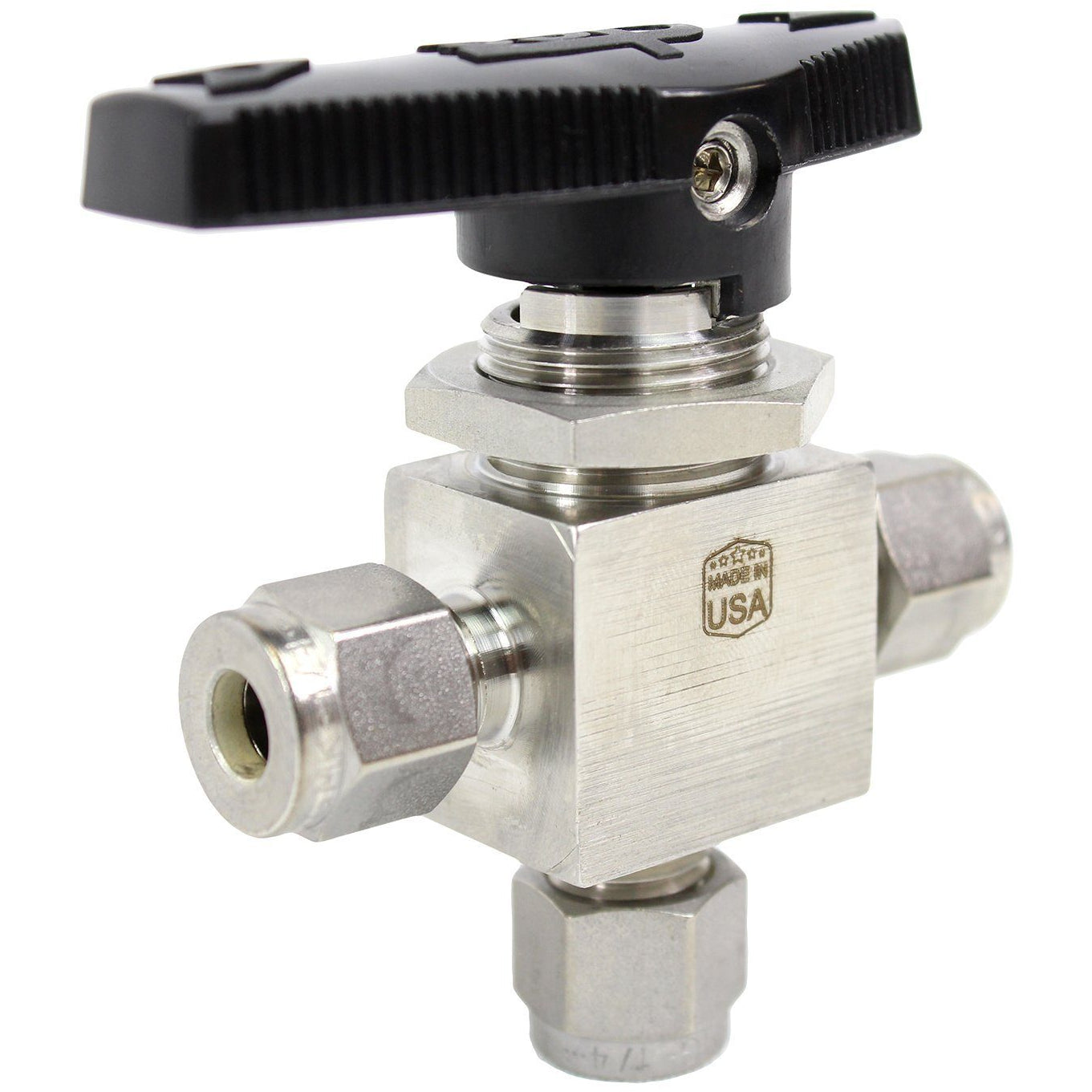SSP Corporation 3 Way Ball Valve - Fractional Tube Fitting
