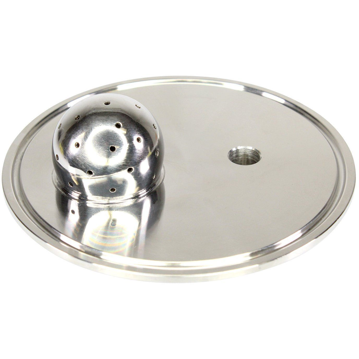 4" Tri-Clamp x (2) 1/4" FNPT w/ Showerhead