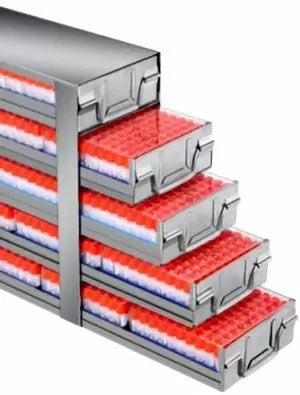 SST Storage Drawers for Ai G26h -86C Freezers 50,000 Vials Max.