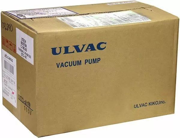 ULVAC DTC-41 230V 1.6 cfm 2-Stage Chemical-Duty Diaphragm Pump TUV