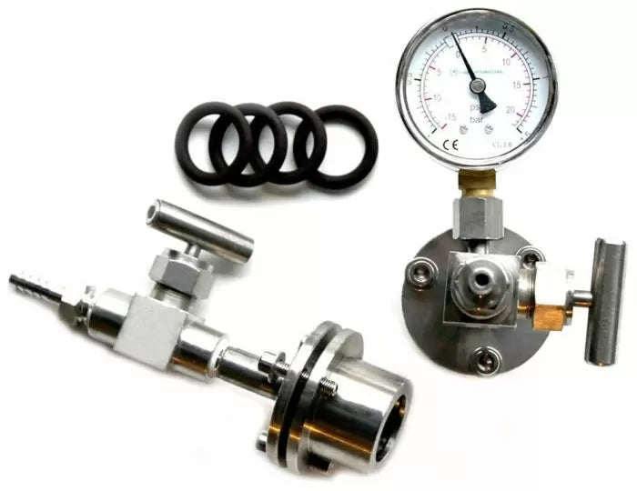 Stainless Steel Vacuum Sealing Flange Kit for 25-150mm OD Tubes