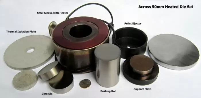 50mm Diameter ID 250°C Heated Die w/ Digital Controller