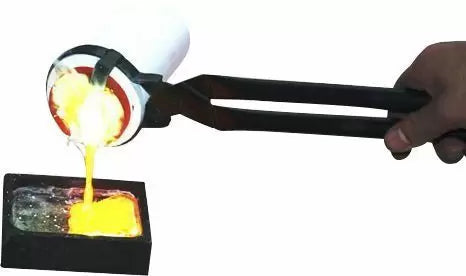 Steel Crucible Tongs 17" in Length for Induction Melting