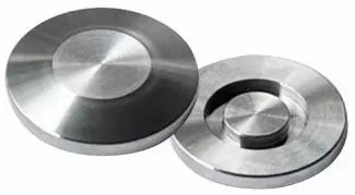KF/NW16 Stainless Steel Flange Solid End Cap - 1 Pair
