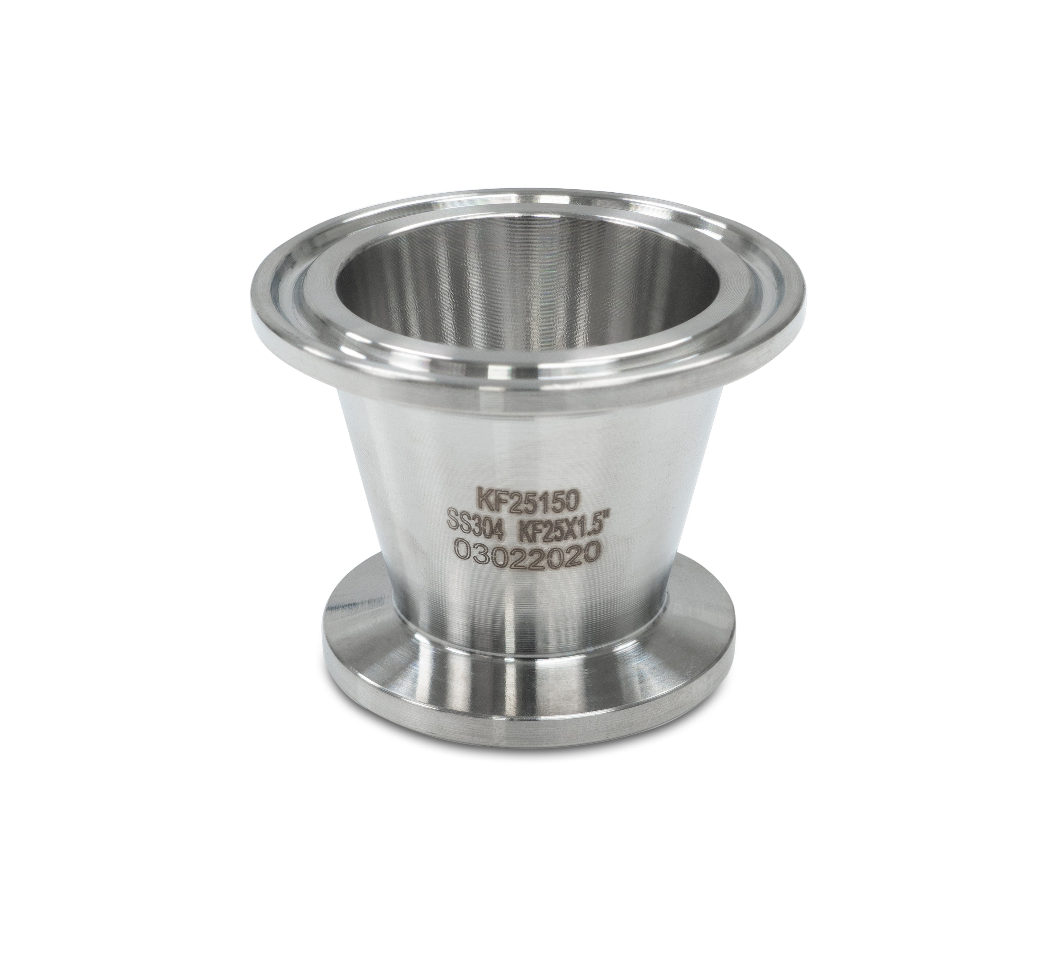 KF Flange x Tri-Clamp End Cap Adapter