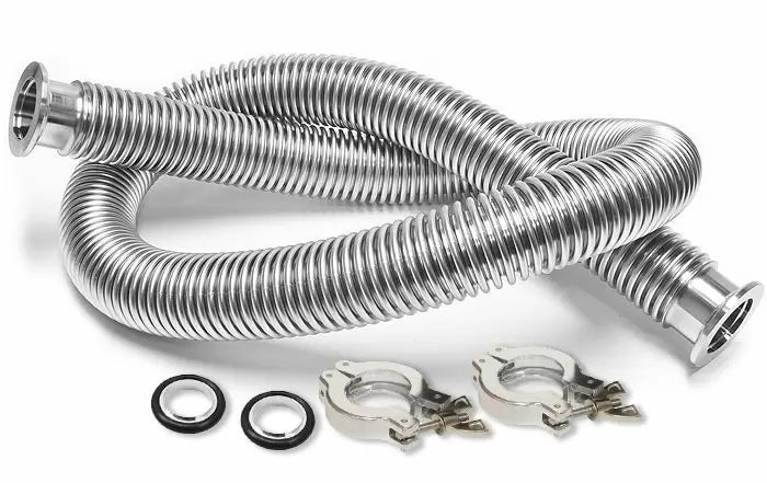 Ai KF25 2M Flexible SST Bellow with Clamps & Centering Rings