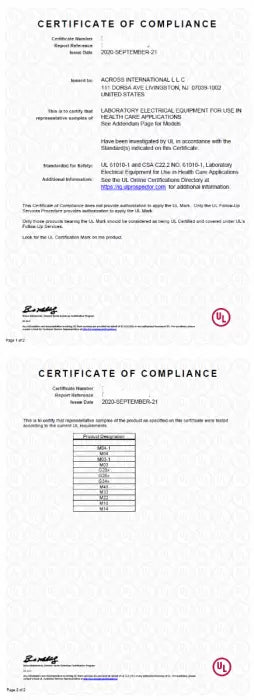 Ai 14 CF 2-8°C Upright Pharmacy Medical Vaccine Refrigerator UL