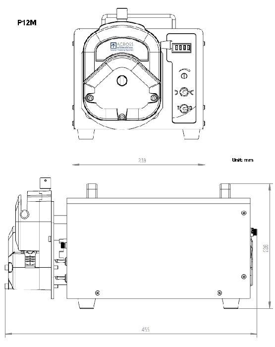 Ai P12M 12L/min SST Peristaltic Pump ETL