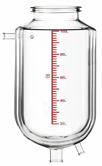 Dual-Jacketed 100L Reactor Vessel for Ai R100 Glass Reactors