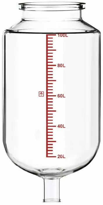 Non-Jacketed 100L Reactor Vessel for Ai R100 Glass Reactors