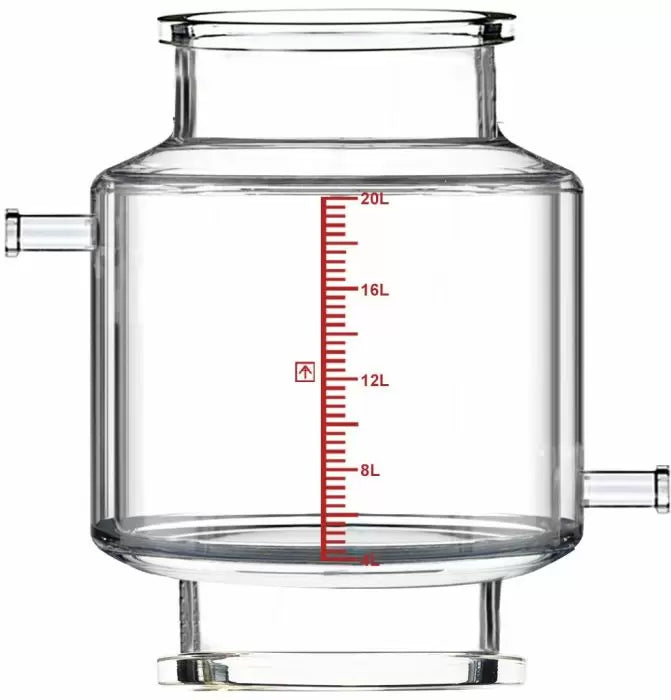 Single-Jacketed 20L Reactor Vessel for Ai R20 Filter Reactors