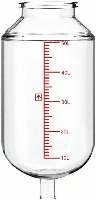 Non-Jacketed 50L Reactor Vessel for Ai R50 Glass Reactors