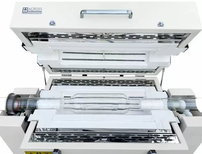 1200C 1-3 Zone Rotary & Tilting Top-Open Tube Furnace