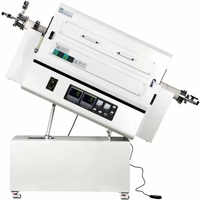1500C 60-80mm OD 1-3 Zone Rotary & Tilting Top-Open Tube Furnace