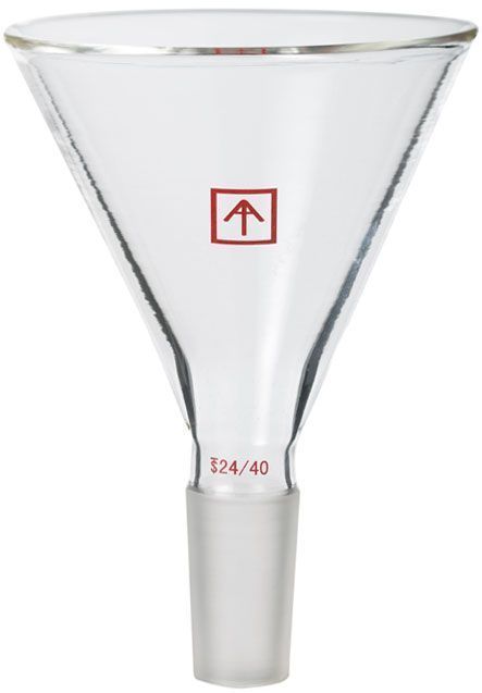 Ai 24/40 Joint Glass Feeding Funnel with 4" Opening