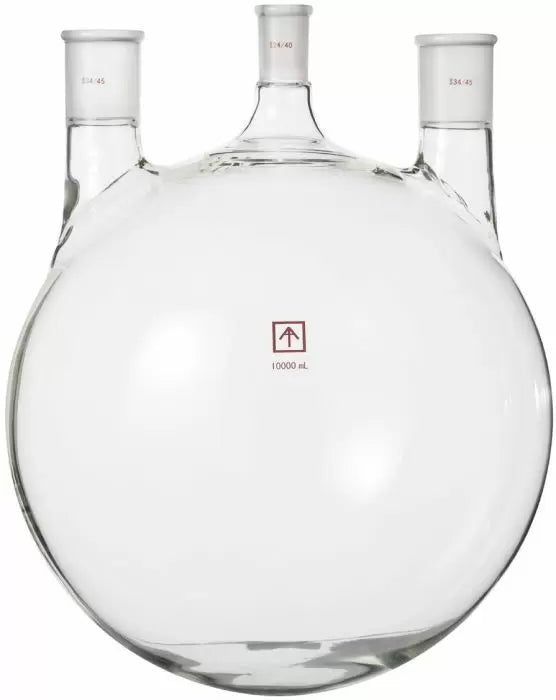 Ai 24/40 34/45 Heavy Wall 10L Round Bottom 3-Neck Flask