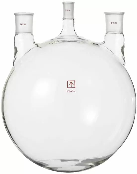 Ai 24/40 45/50 Heavy Wall 20L Round Bottom 3-Neck Flask