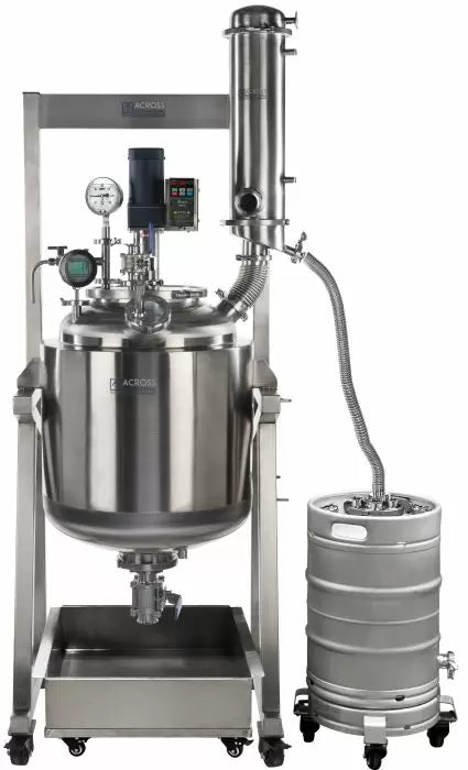 Ai ETL C1D1 Dual-Jacketed 100L 316L-Grade Stainless Steel Reactor